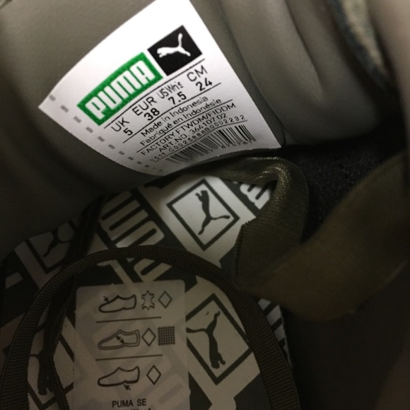 NWT women’s puma sneakers size 7.5 green - Picture 6 of 7